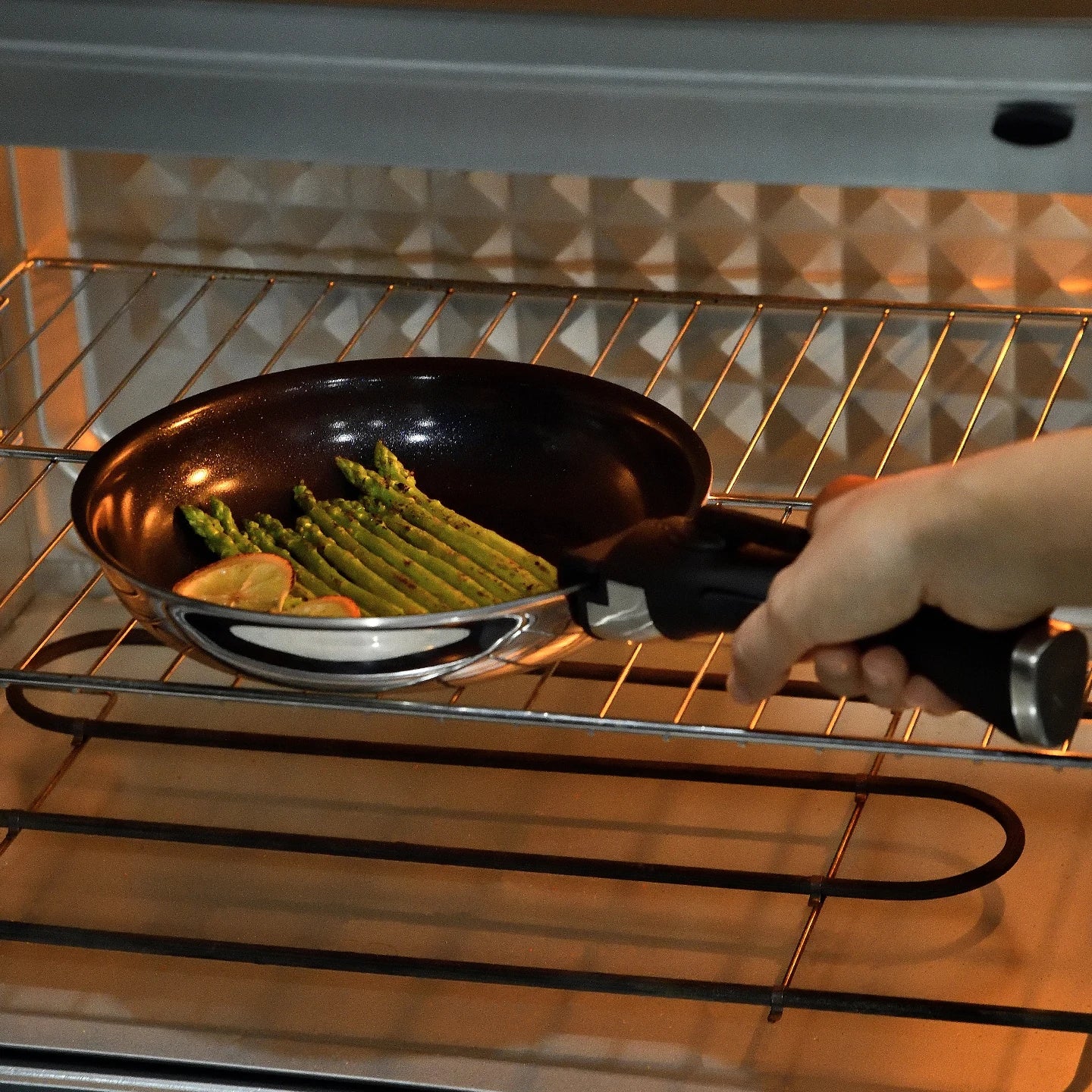 Juego de 3 sartenes + 1 Mango desmontable LEGACY - MasterPRO