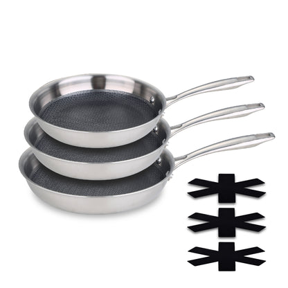 Juego de 3 sartenes MasterPRO 20, 24 y 28 cm - Hi-Tech 3