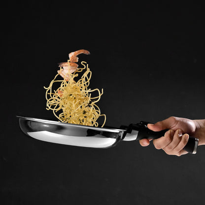 Juego de 3 sartenes + 1 Mango desmontable LEGACY - MasterPRO