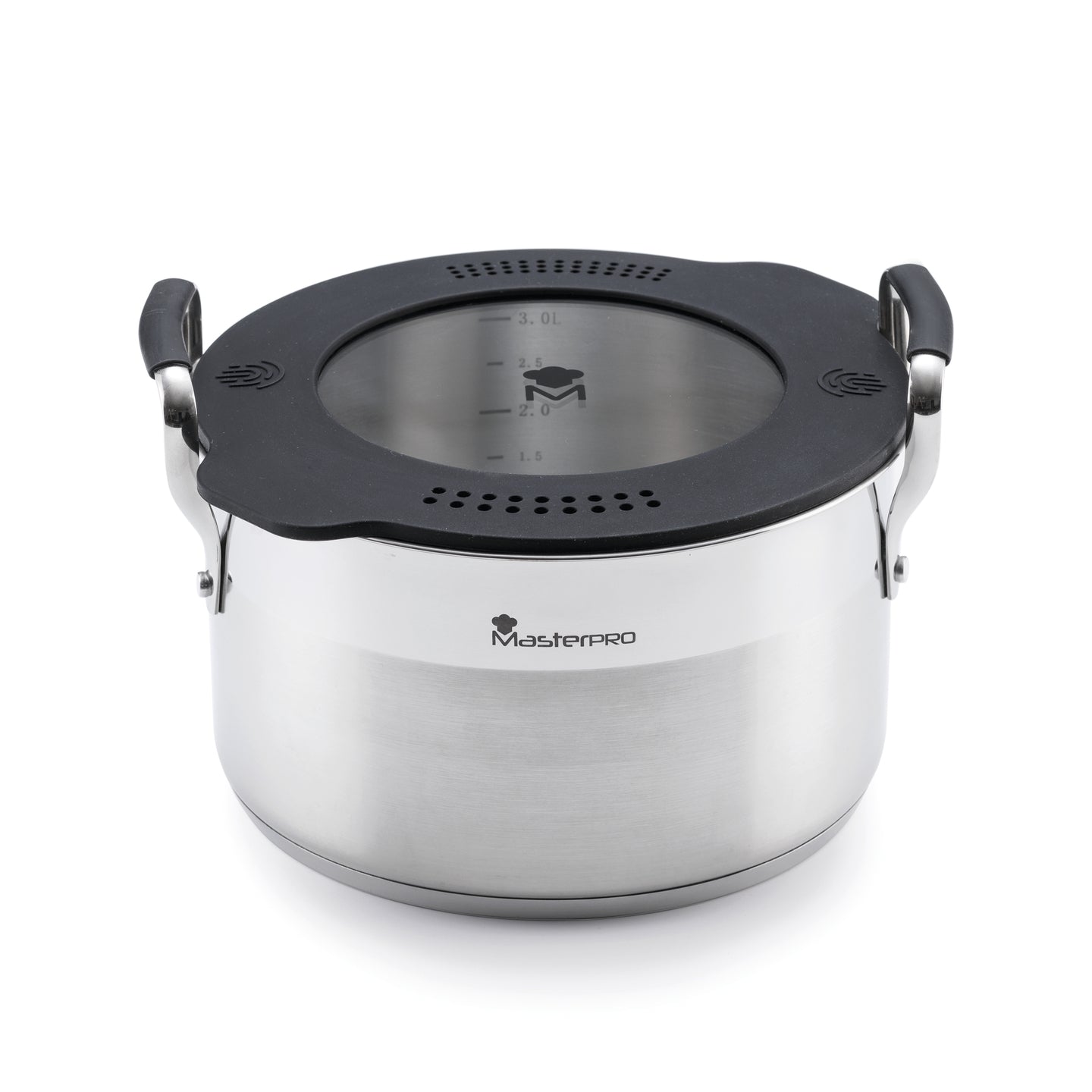 CACEROLA 20CM ACERO INOX IND C/TAPA SMART MP