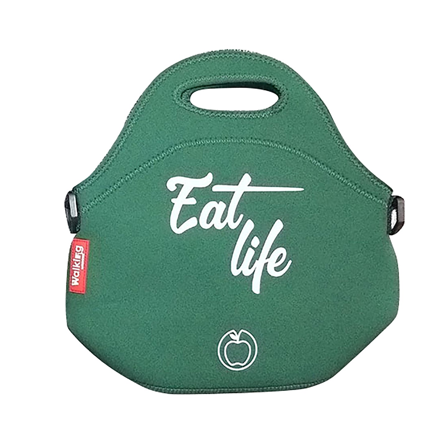 BOLSA ALMUERZO NEOPRENO 30X30X17CM VERDE EAT LIFE BG