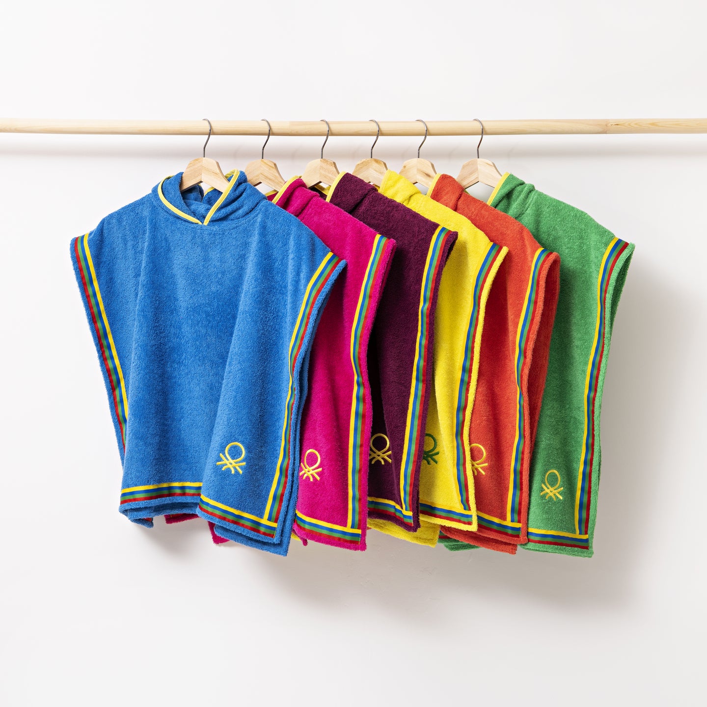 Albornoz poncho infantil Benetton 100% Algodón (1)