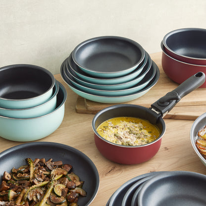 Set 3 cazos de cocina mango extraíble Bergner de 16, 18 y 20 cm - Click & cook (5)