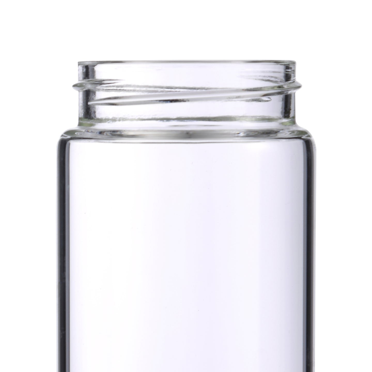 Botella de agua de vidrio con tapón de madera 600 ml Bergner (1)