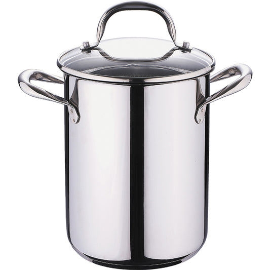 CACEROLA ESCURRIDOR 16X21CM 4.2L ACERO INOX IND C/TAPA GOURMET BG