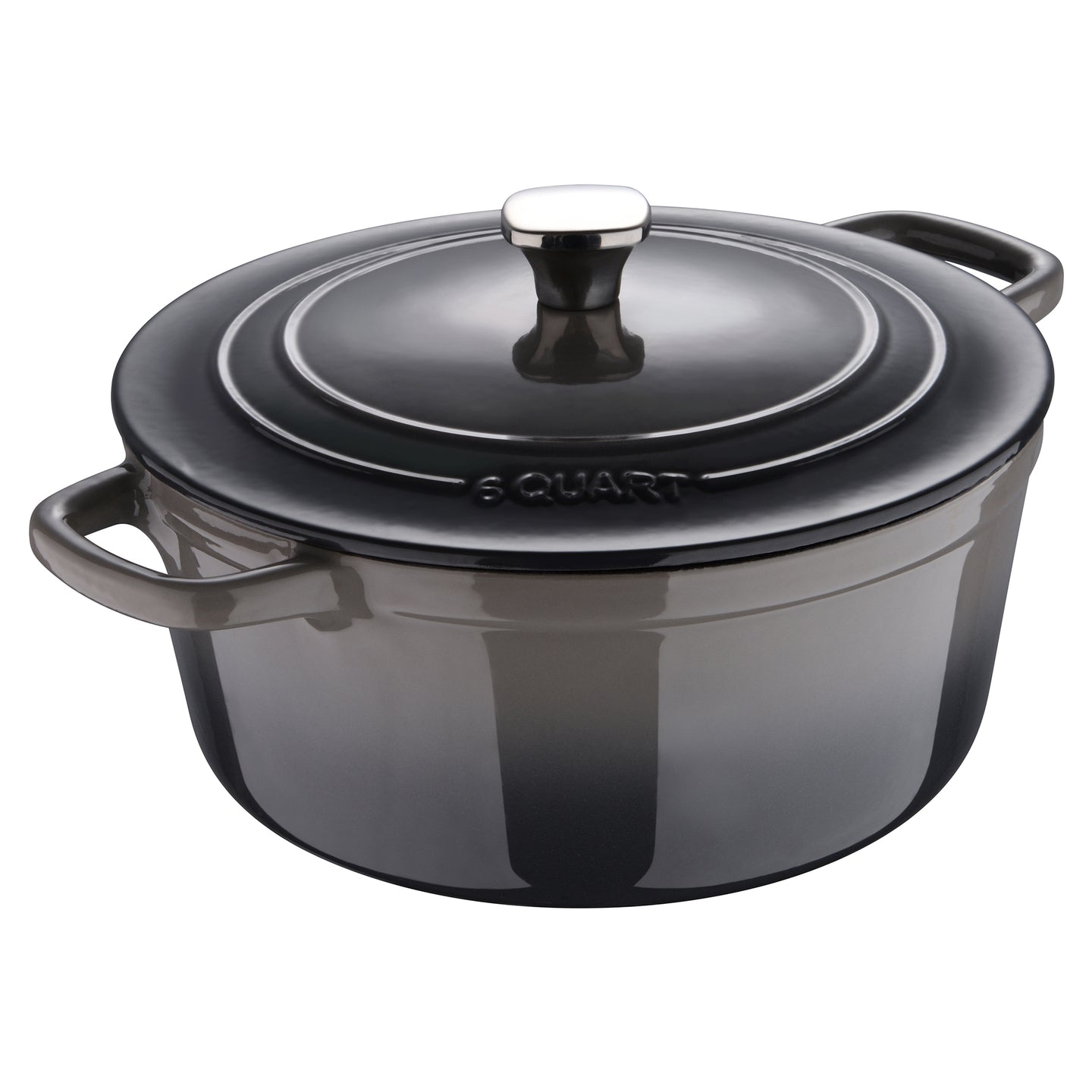 CACEROLA 5.67L HIERRO FUNDIDO IND C/TAPA UNIQUE MP