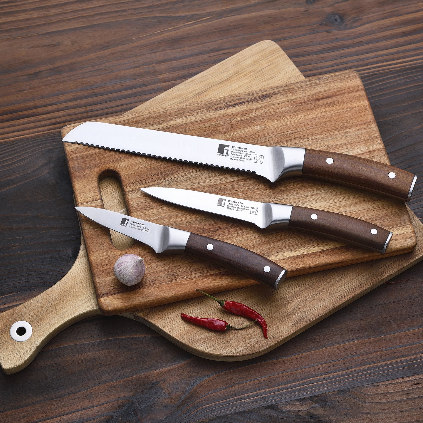 Cuchillo multiusos Bergner Wolfsburg 12.5 cm (2)