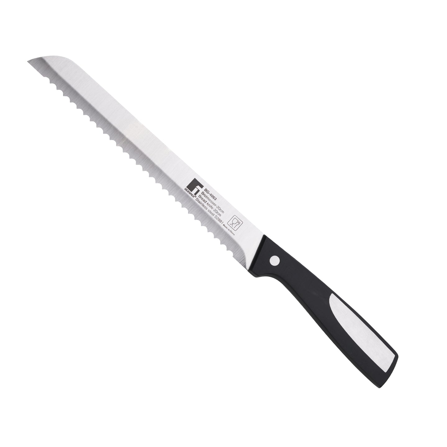 Cuchillo panero Bergner Resa 20 cm & CUCHILLO PANERO 20CM ACER.INOX RESA BG