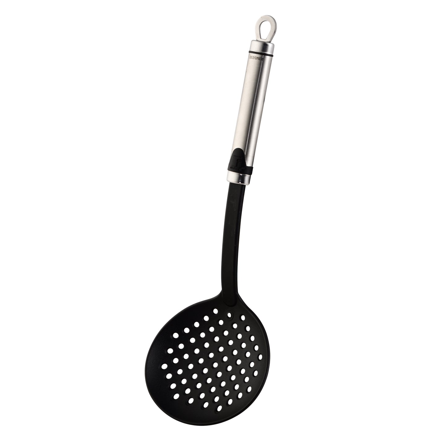 Espumadera de cocina negra 33.5cm Bergner - Gizmo & ESPUMADERA 33.5CM ACERO INOX + PBT GIZMO BG