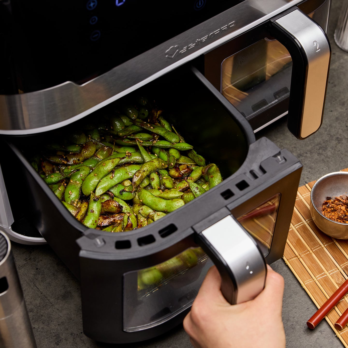 Freidora de aire doble MasterPRO con wifi 9L - i-Rocket duo 900 (6)