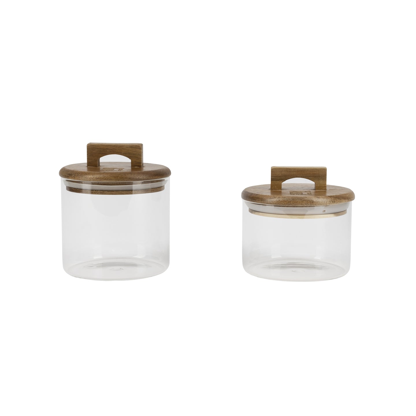 JUEGO DE 2 PZS TARRO (350 + 500 ML) BOROSILICATO C/TAPA COFFEE & TEA LOVERS BG