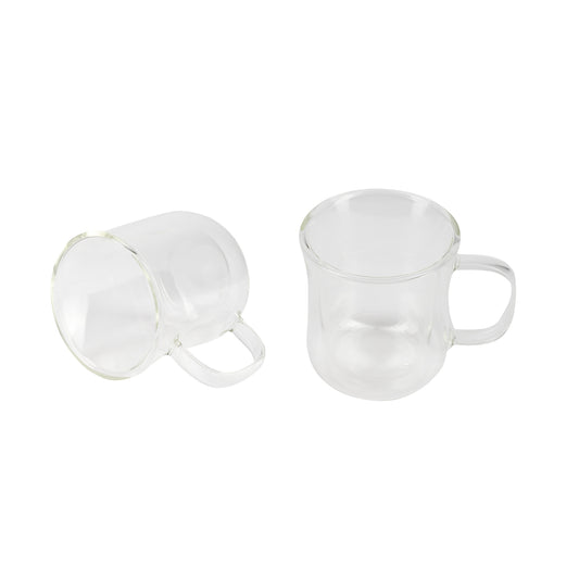Set 2 Tazas de cristal 230 ml Bergner - Coffee & Tea Lovers