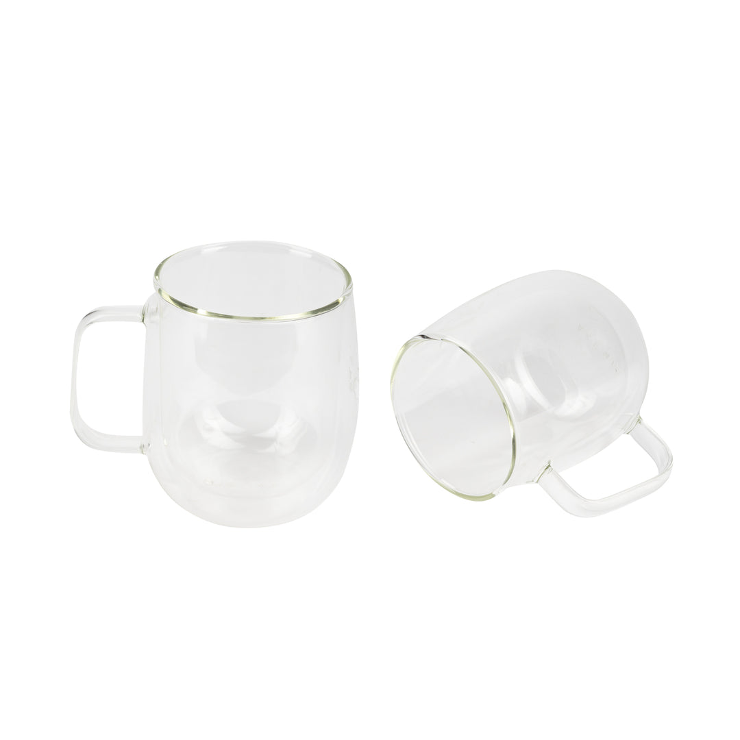 Set 2 Tazas de cristal 400 ml Bergner - Coffee & Tea Lovers