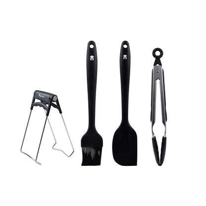 JUEGO DE 4PZS HERRAMIENTAS DE COCINA SILICONA FOODIES COLLECTION MP