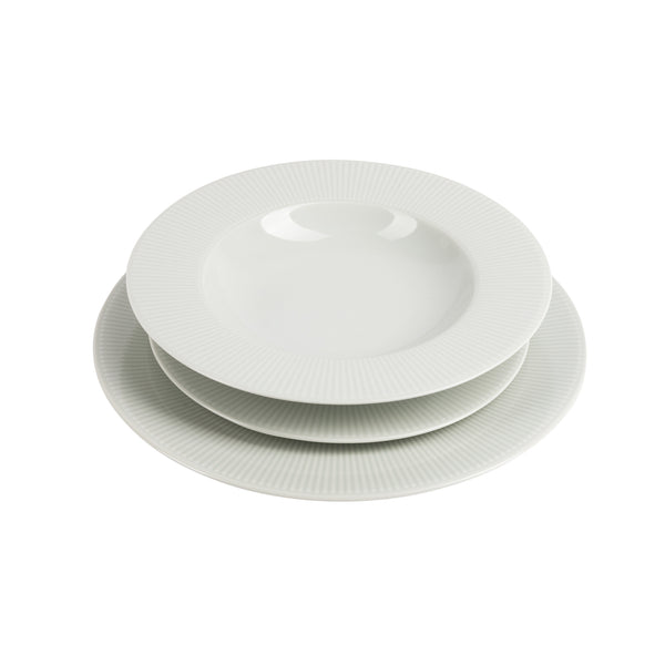 OFANTLIGT Plato, blanco, diámetro: 22 cm - IKEA