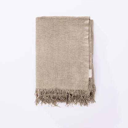MANTA DE CHENILLA 140X190CM 100%POLIESTER 260GSM MARRON HAZE SCALPERS HOME SC