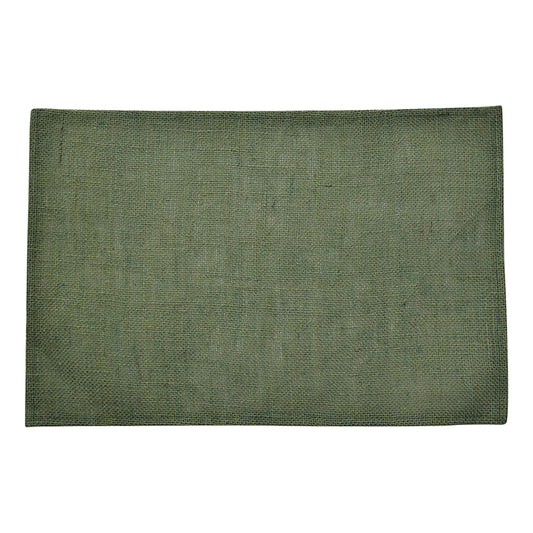 Mantel individual rectangular 45x30cm & MANTEL 45X30CM YUTE VERDE LM