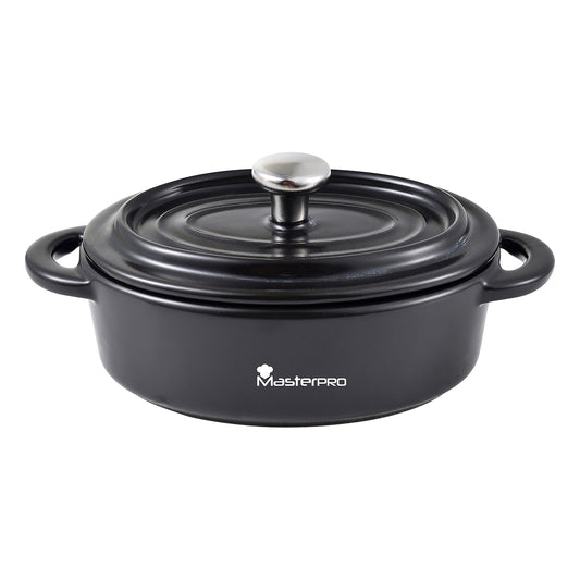 MINI CACEROLA OVAL 16X9.8X4.5/6.4CM STONEWARE C/TAPA COOK AND SHARE MP