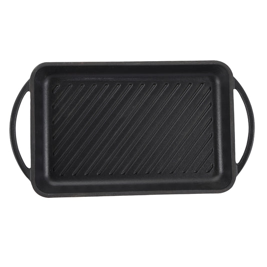 Plancha grill Bergner de Hierro fundido 33.5x22cm - Bbq lovers