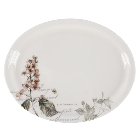 Plato de servir ovalado gres 30.5x24 cm - Provence