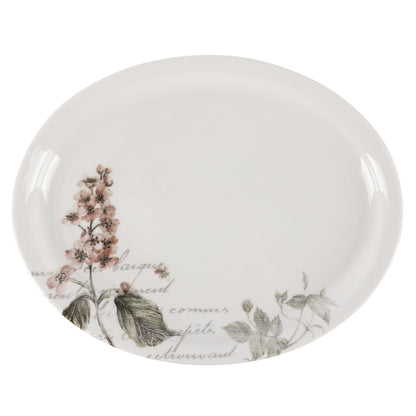 Plato de servir ovalado gres 30.5x24 cm - Provence