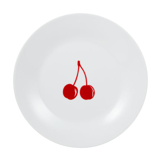 PLATO DE POSTRE 4PZS PORCELANA BENETTON FRUITS