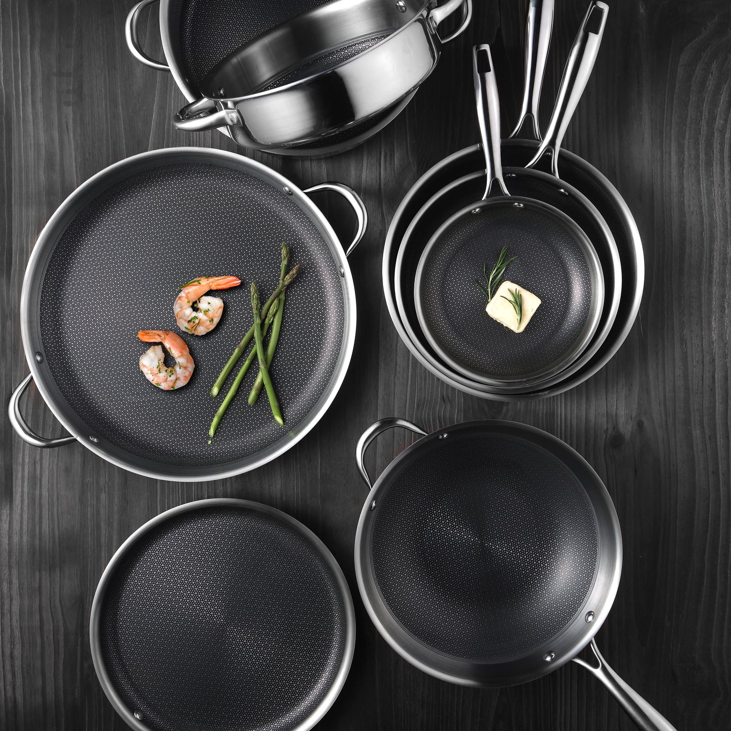 Paellera MasterPRO de Acero inoxidable Ø36cm - Hi-tech 3 (1)