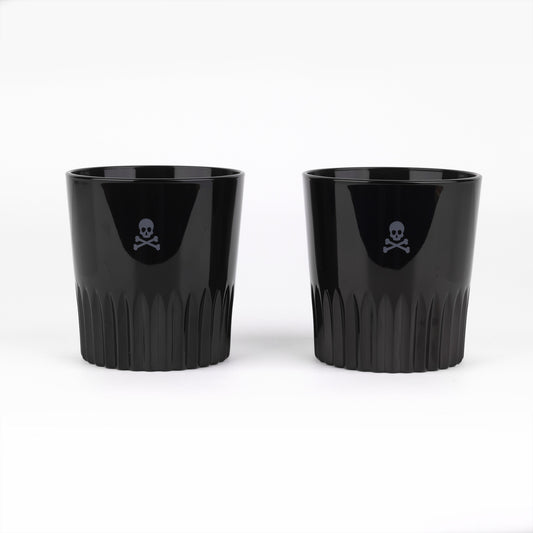 SET 2 VASOS NEGROS PARA WHISKEY 365 SCALPERS HOME