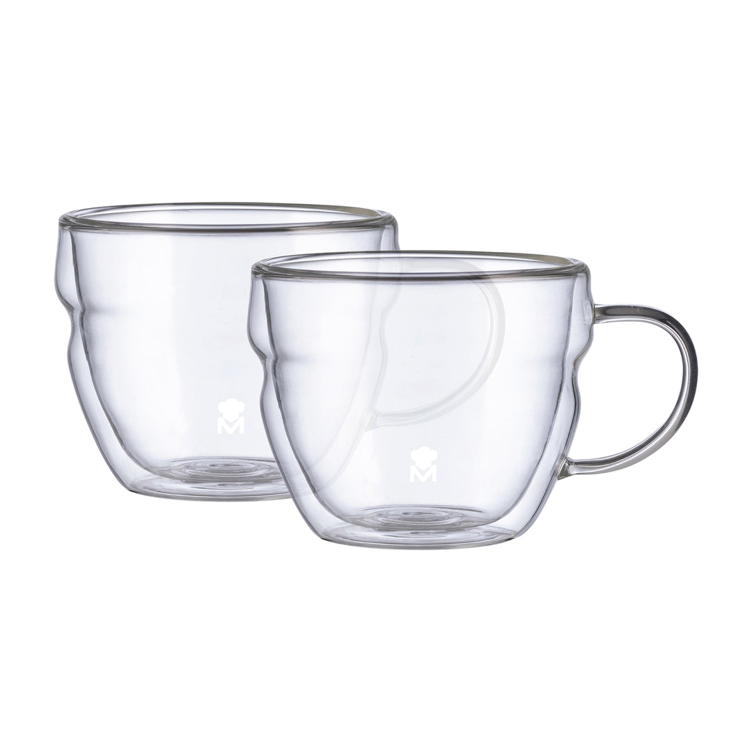 Set 2 Tazas doble pared MasterPRO 380 ml