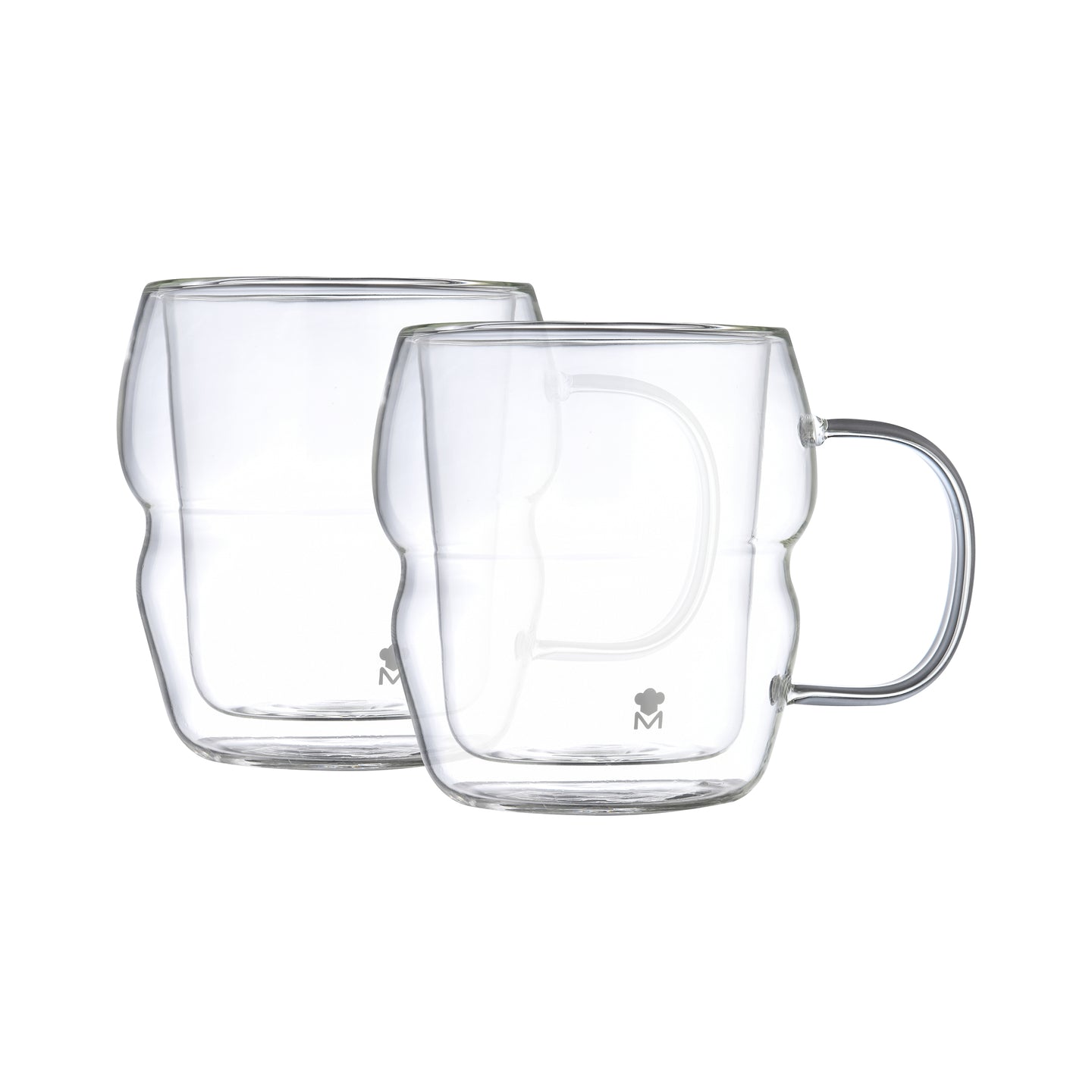 Set 2 Tazas doble pared MasterPRO 450 ml