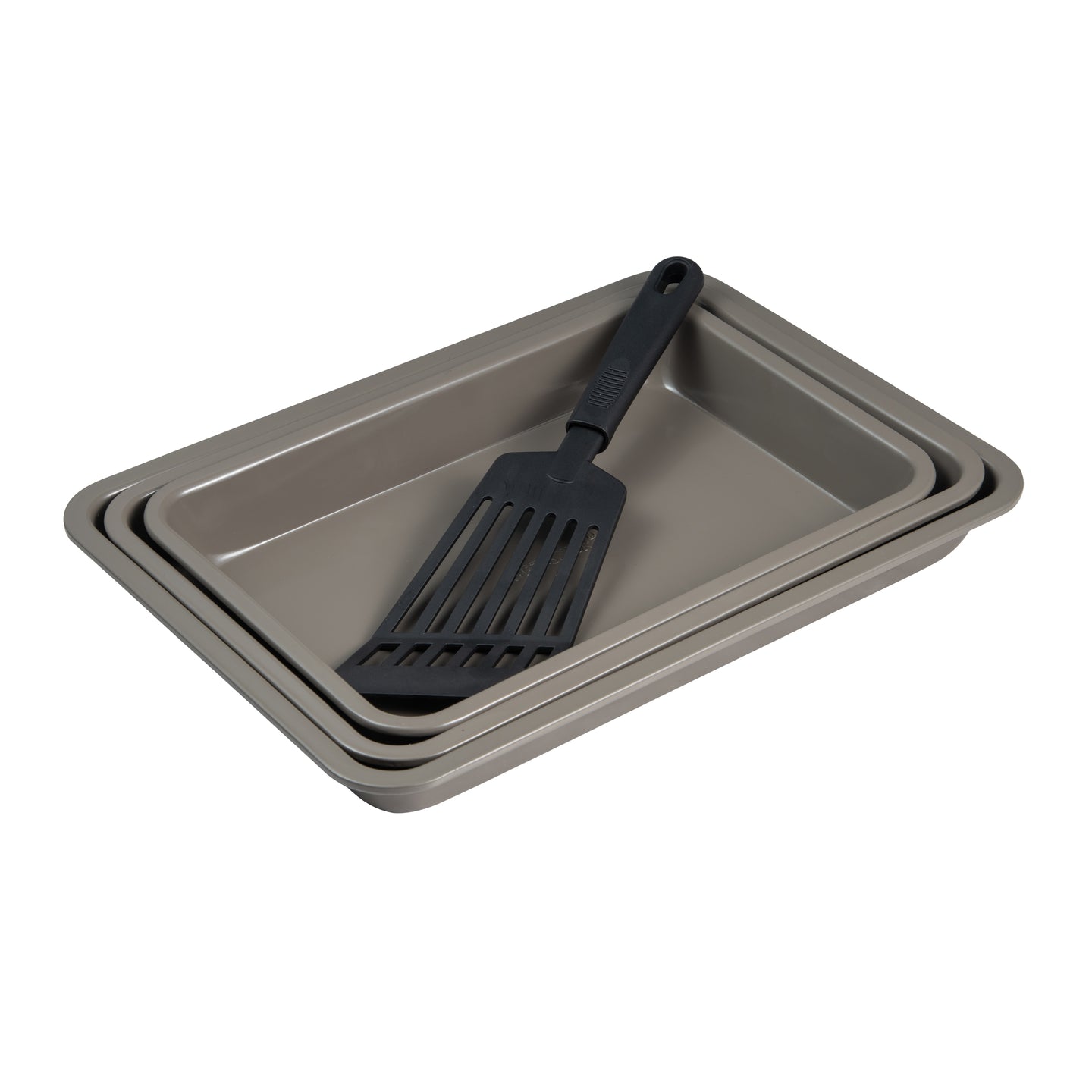 SET 3PC BANDEJA PARA HORNO ACERO AL CARBONO BAKE LOVERS BG