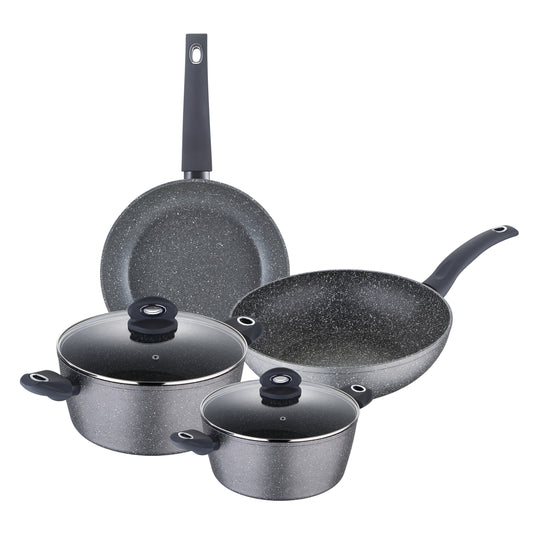 Batería de cocina Bergner de aluminio forjado 6 piezas - Orion