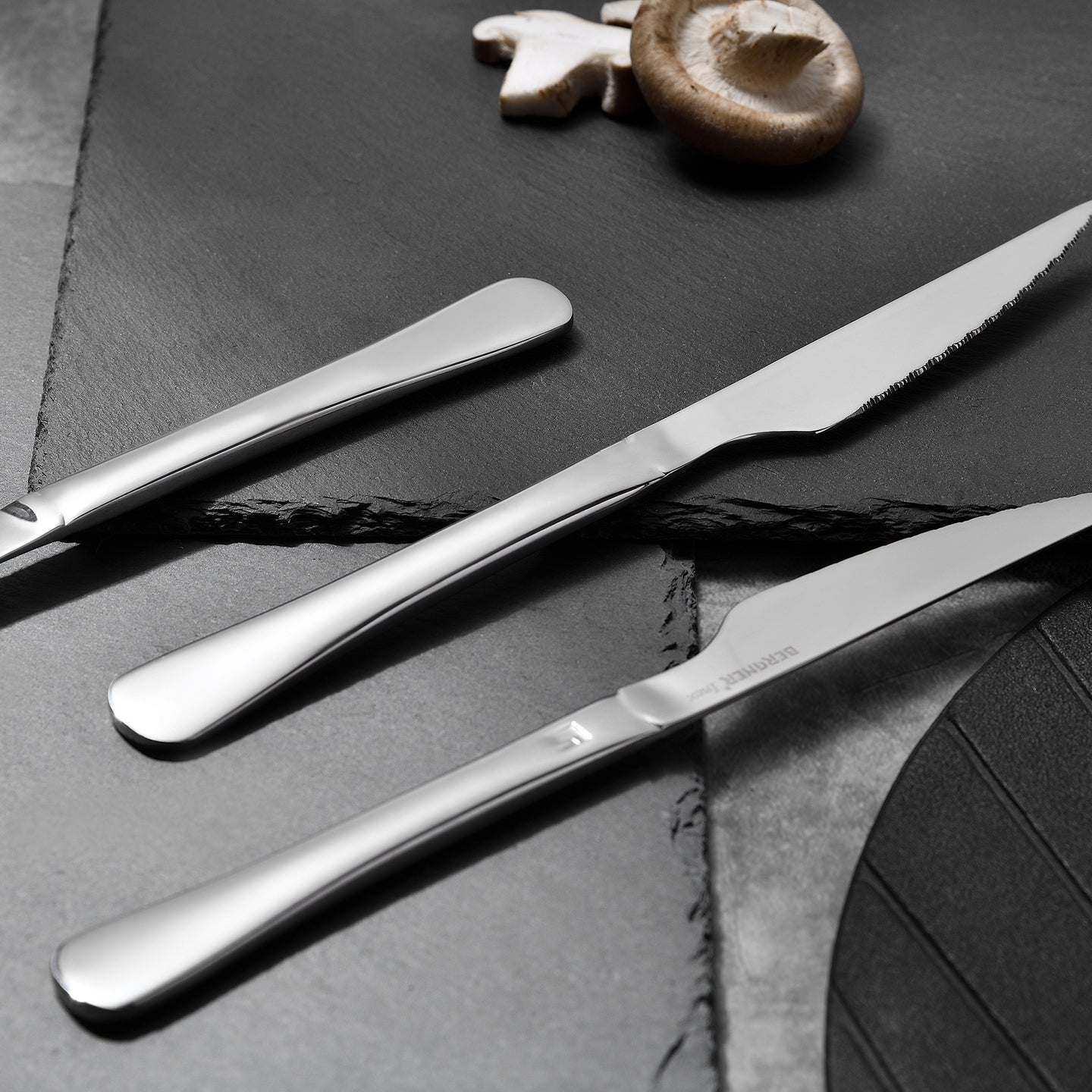 Set 6 piezas Cuchillo de mesa Bergner acero inoxidable (1)