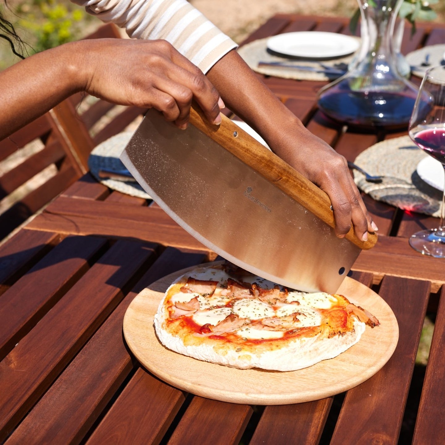 Tabla de corte y cortador de pizza MasterPRO (1)
