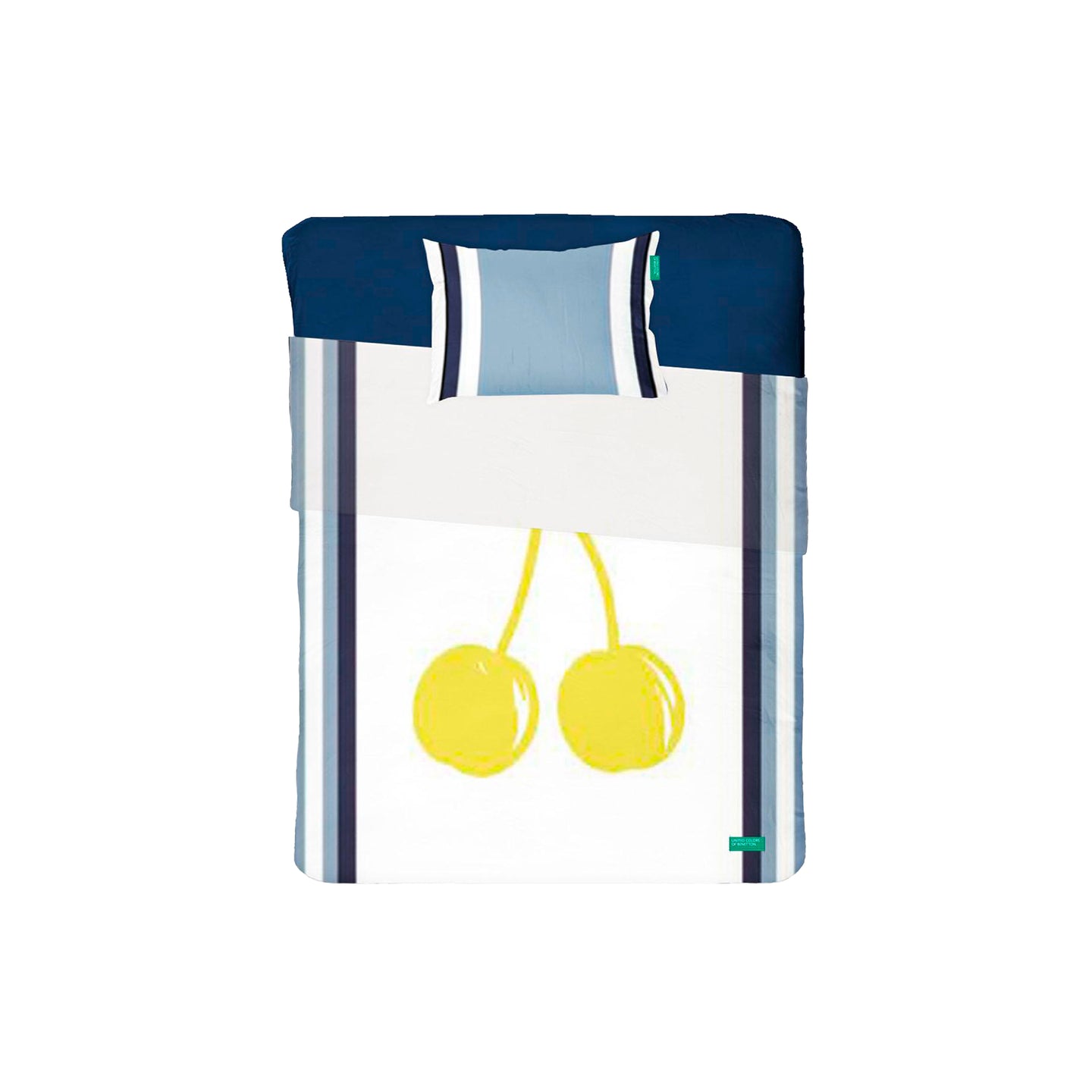 Sábanas y almohada Benetton fruits Cerezas - Cama 90cm