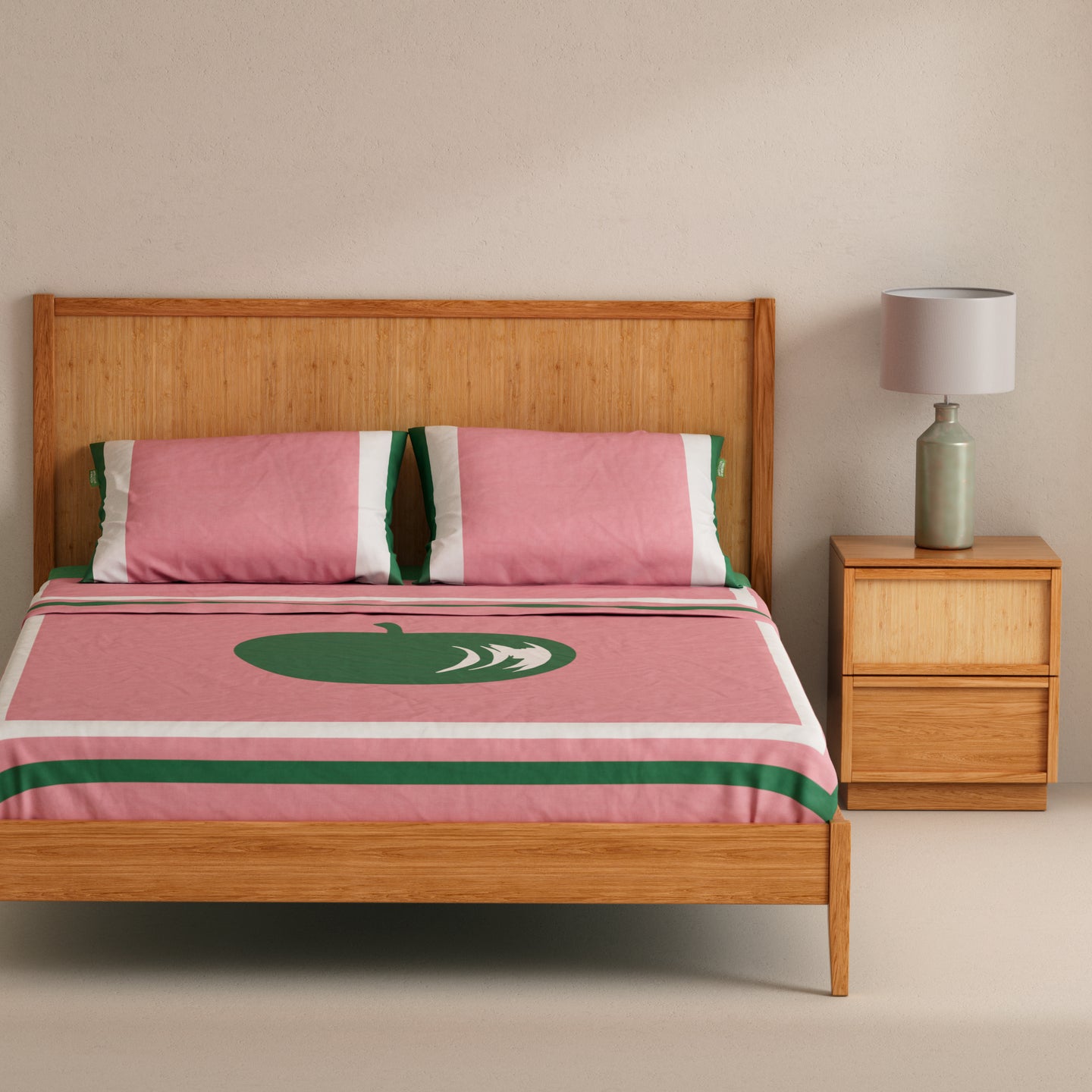 Sábanas y almohadas Benetton fruits Manzana - Cama 150 cm (1)