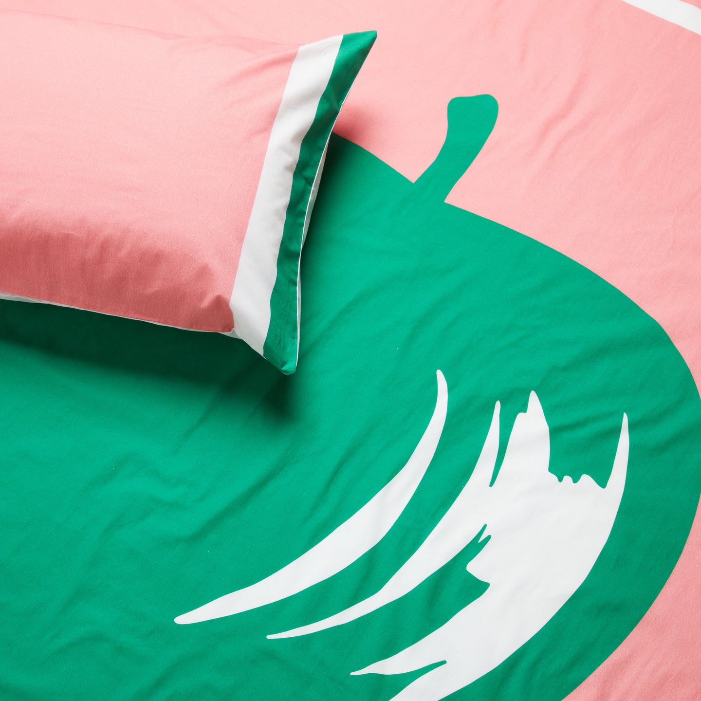 Sábanas y almohadas Benetton fruits Manzana - Cama 150 cm (2)