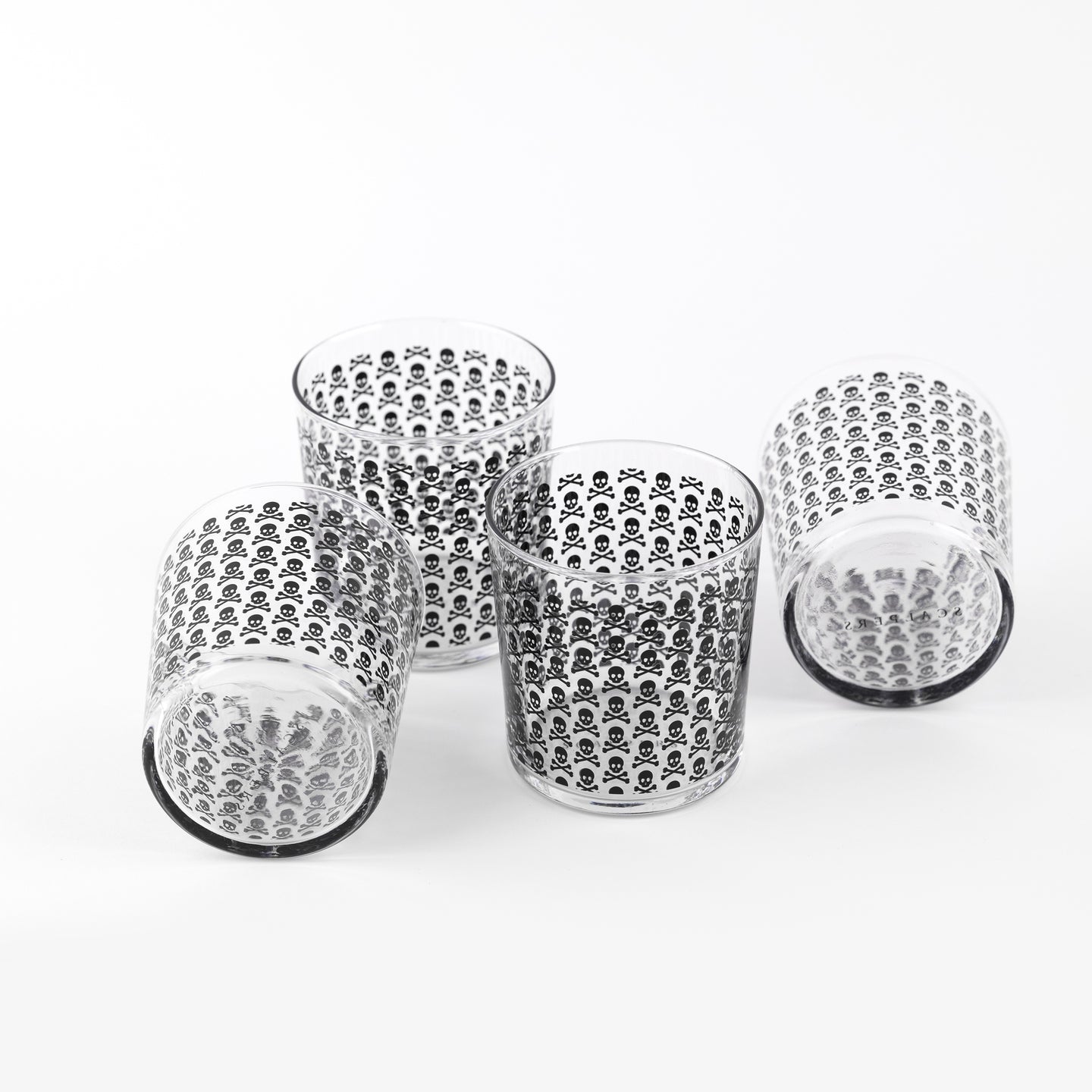 Set 4 Vasos de cristal Scalpers Calaveras 350ml (5)