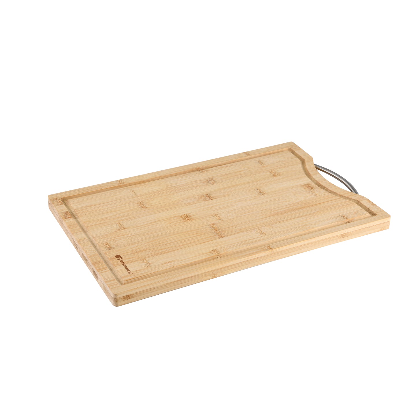 Tabla de corte de bambú con asa 40x25cm - Bergner & TABLA DE CORTE 40X25X1.9CM BAMBU BBQ BG