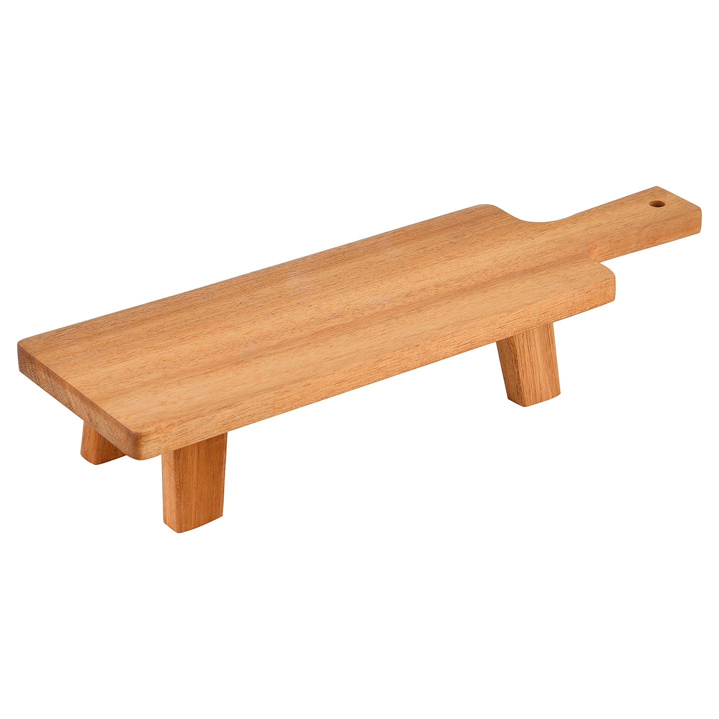 Tabla de servir de madera 38x11x7cm & TABLA DE SERVIR 38X11X7CM MADERA ACACIA NATUR SG