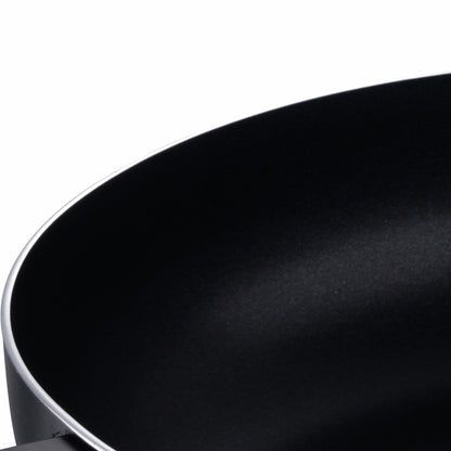 Cacerola baja con tapa Bergner Aluminio prensado Ø28cm - Earth Black (4)