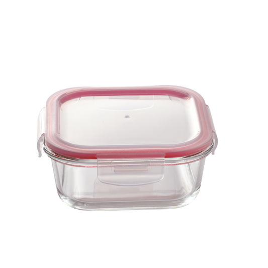 Táper de vidrio rectangular Bergner & HERMÉTICO 800ML BOROSILICATO BG