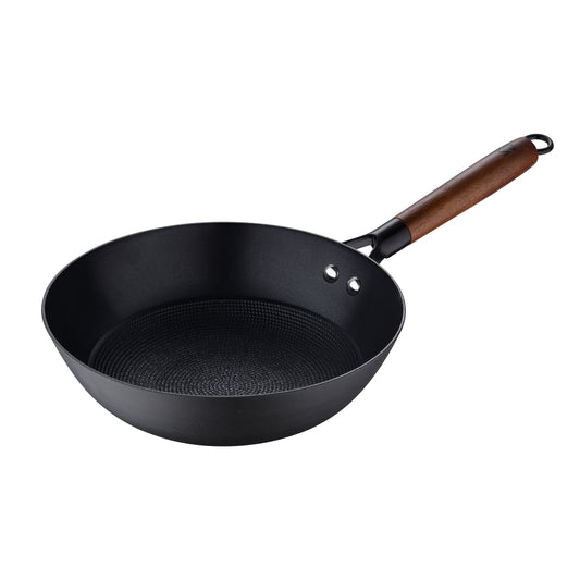 Wok MasterPRO de Hierro prensado Ø24cm - Odin & WOK 24X44X7.5CM HIERRO PRENSADO ODIN MP