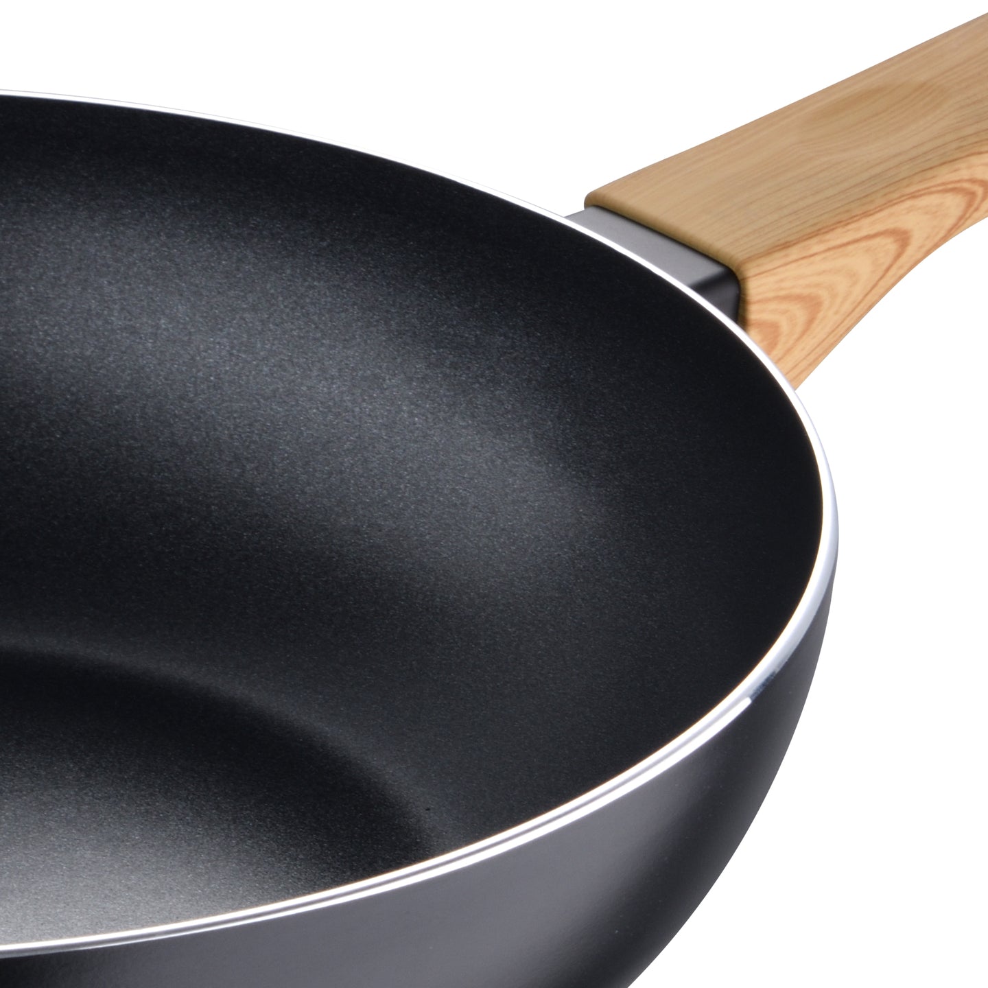 Wok Bergner de Aluminio prensado Ø28cm - Earth black (3)