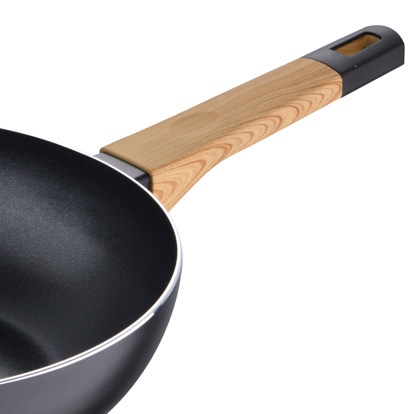 Wok Bergner de Aluminio prensado Ø28cm - Earth black (2)