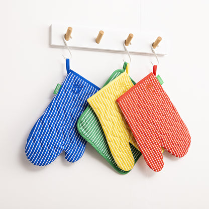 Delantal con manopla de horno y agarrador Benetton - Rainbow rayas (2)