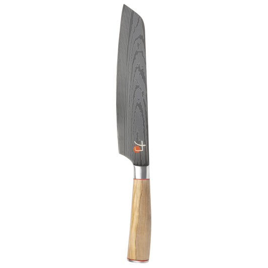 CUCHILLO NAKIRI 20CM ACERO INOXIDABLE CON MANGO DE MADERA DE OLIVO TETSU MP