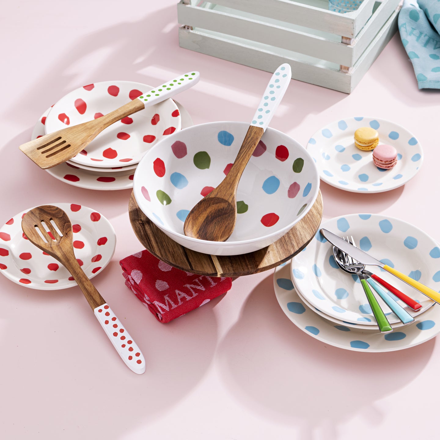 Ensaladera de gres multicolor Casa Samantha (2)