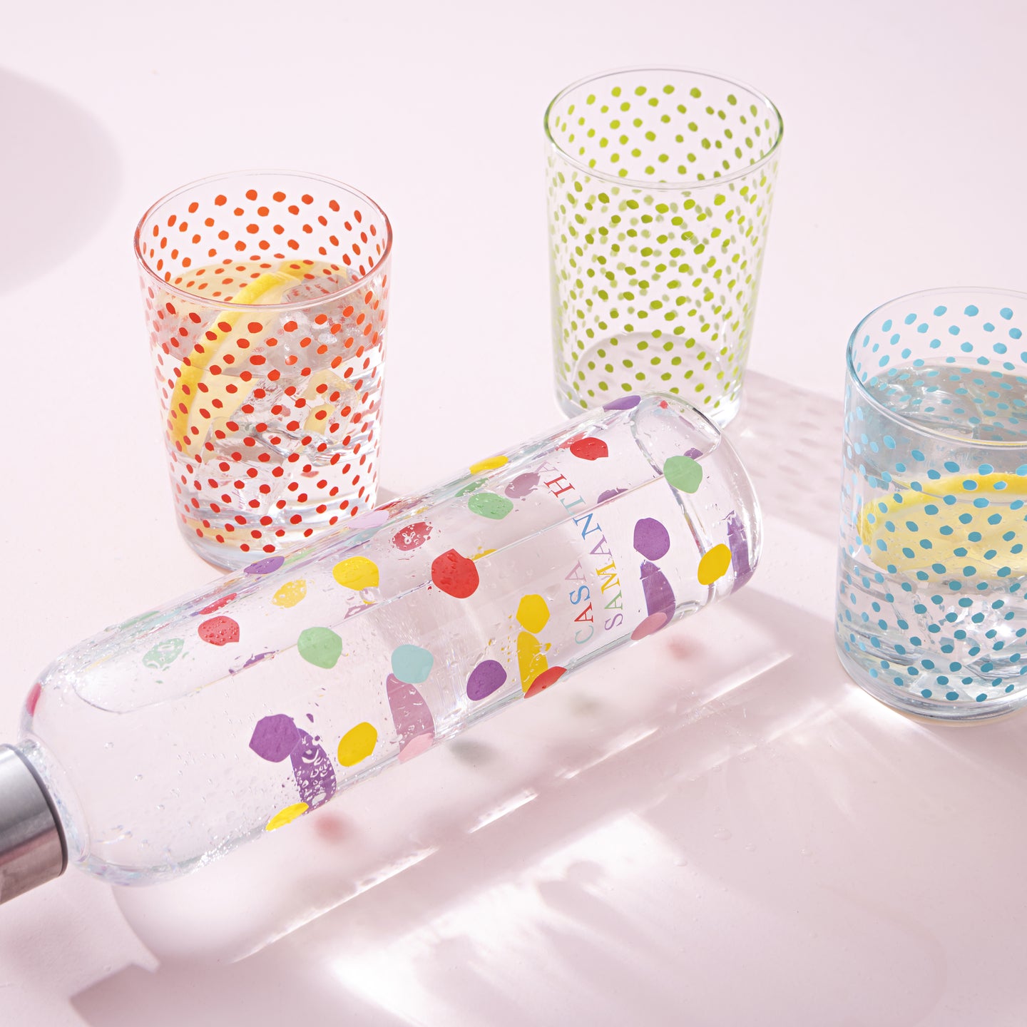 Set de 3 vasos de agua Casa Samantha 0.52L (1)