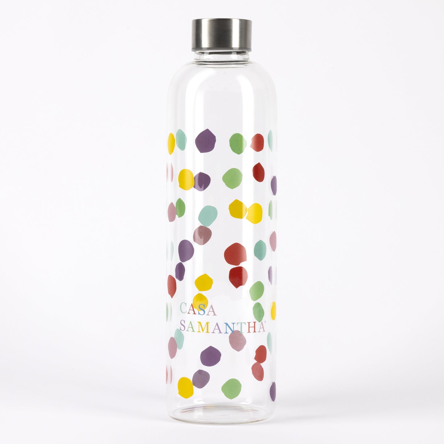 BOTELLA DE AGUA 1L VIDRIO DE BOROSILICATO SABOR CASA SAMANTA